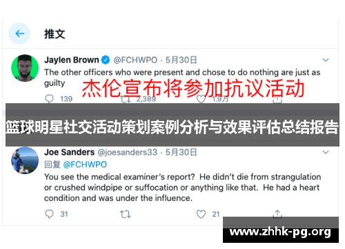 篮球明星社交活动策划案例分析与效果评估总结报告