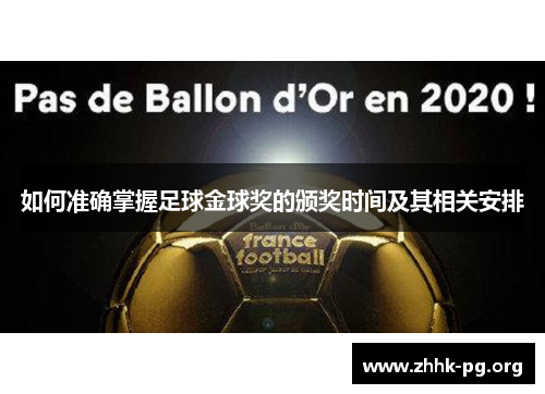 如何准确掌握足球金球奖的颁奖时间及其相关安排