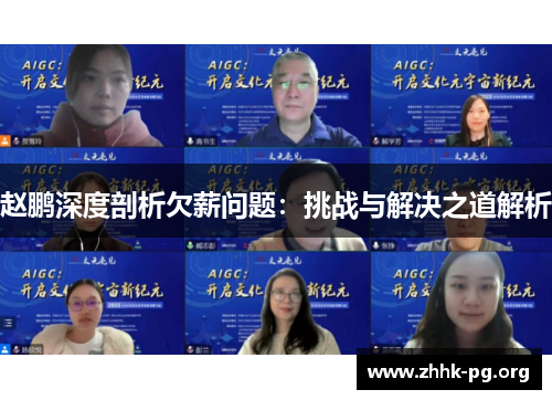 赵鹏深度剖析欠薪问题：挑战与解决之道解析